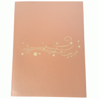 pop-up muzikanten kaart